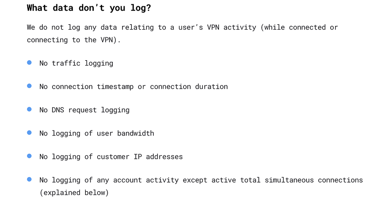 Privacy — Truly No-Log VPN