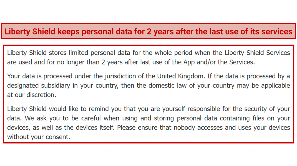 Privacy — No-Logs Policy, but No Audit